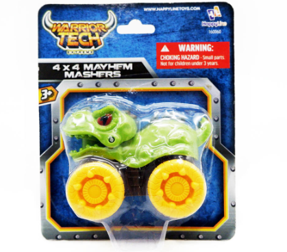 Warrior Tech Extreme 4 x 4 Mayhem Mashers - Green Car