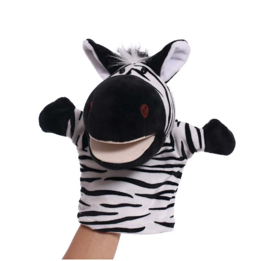 Animal Hand Puppet Cartoon Plush Toys Educational Pretend Telling Story Doll Kid Gifts D23