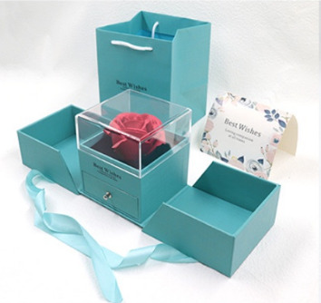 FancyArtsy Elegant Jewelry Gift Box/Valentine's Gift/Wedding Ring Box/Anniversary Gift Box