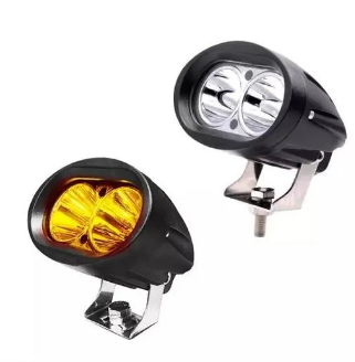 Double Bulb LED for Motorcycle Universal Head Light Waterproof