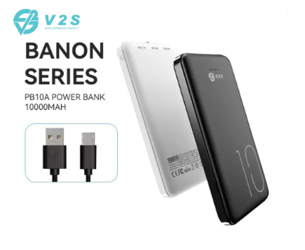 V2S PB10A Original Power Bank 10000MAH Dual Output