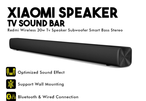 Xiaomi Redmi 30w Tv Speaker Sound Bar Subwoofer Smart Bass Stereo Device Wireless Bluetooth