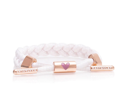Braided Bracelet: I Love U (Pale Pink; S/M)