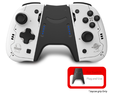 IINE No Charging Function Smiling Grip Rectangular Grip for Nintendo Switch Joy-Con Elite Joypad