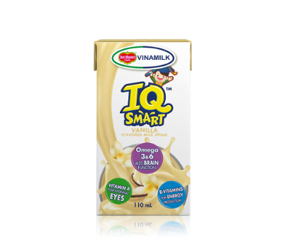 Del Monte Vinamilk IQ Smart Vanilla Flavored Milk Drink 110ml