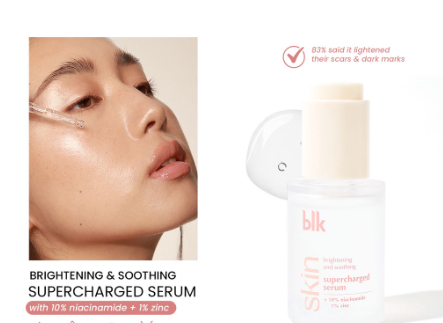 blk skin brightening & soothing supercharged serum +niacinamide