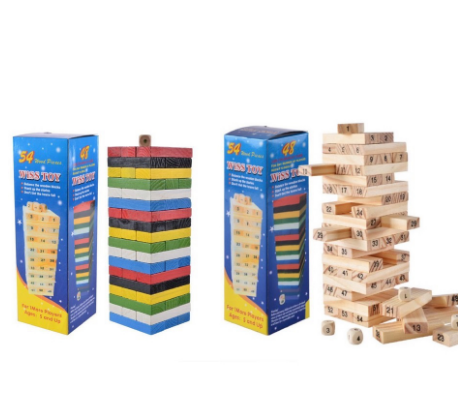 JLT Large Size Wiss Toy Wooden Stacking Blocks