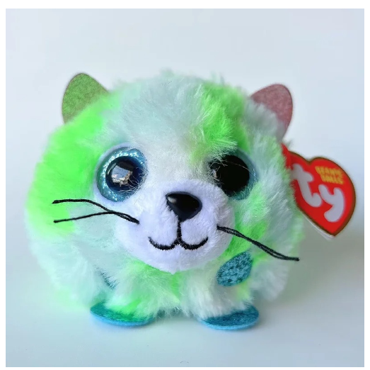 10cm Ty Big Eyes Stuffed Pea Stuffed Bubble Ball Series Animal Collection Unicorn Rat Owl Monkey Boy Girl Birthday Gift A13