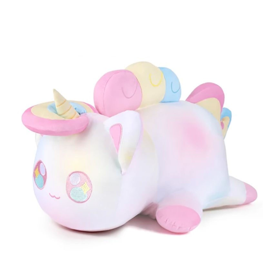 Aphmau Cat Stuffed Toys Animal Hamburg Angel rainbow French Fries Donuts Cats Plushie Plush Doll For Girls Pillow Home Decor  D41