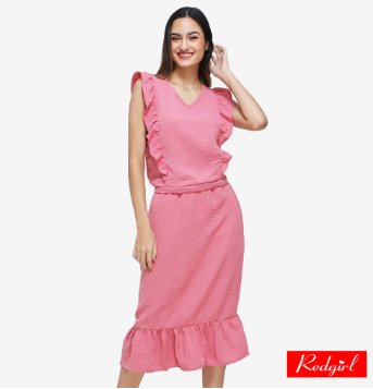 Red Girl 2 N 1 Blouse & Skirt RLT08-1813