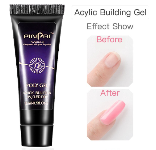 Nail Extension Gel Polish Builder Gel Clear Nude Pink Construction Finger Soft Gel UV Nail Varnish