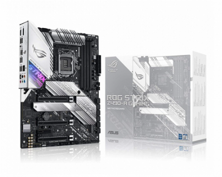 ASUS ROG Strix Z490-A Gaming Z490 LGA 1200 ATX White Scheme Gaming Motherboard