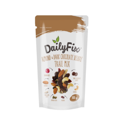 DailyFix Trail Mix Almond And Dark Chocolate Deluxe 100g