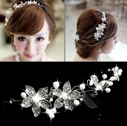 Abby & Co. Wedding Bridesmaid Headdress Accessories Free Hairpins