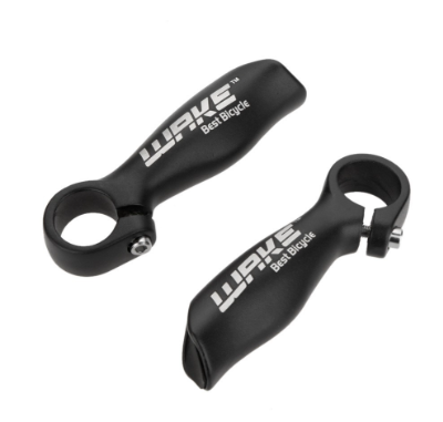 2Pcs WAKE Cycling Mountain Bike Bicycle MTB Handle Bar End Aluminium Alloy Security Grips 22.2mm
