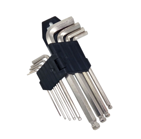 Standard Allen Wrench 9Pcs High Quality Hardware Tools (SD0644)