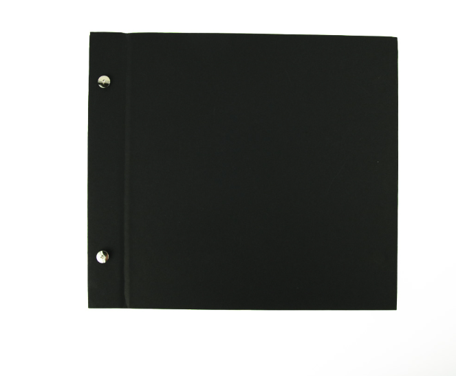 Craft Easy 8x8 Black Scrapbook Album 20 Black Pages
