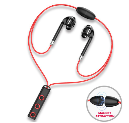 Xumu BT313 Magnetic Sports Wireless Bluetooth Earphone Headset With Microphone Headphone For iPhone Android Smart Phones