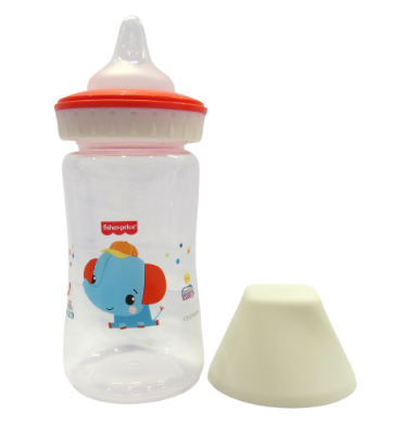 Fisher Price Feeding Bottle 8oz Wide Neck with Silicone Nipple
