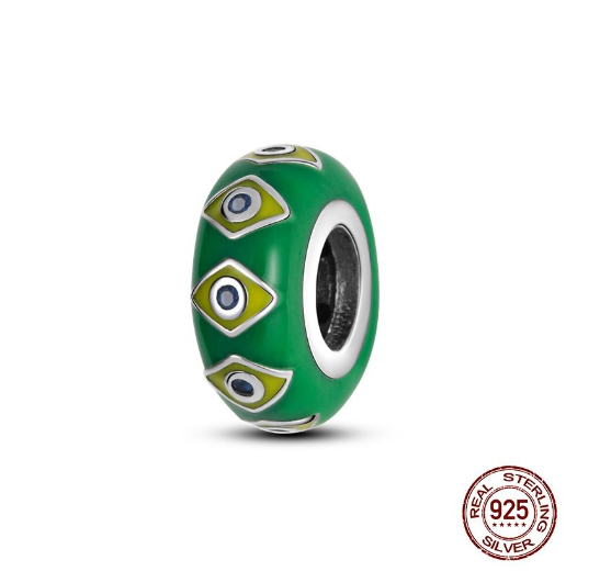 925 Sterling Silver Green Series Tree Cactus Avocado Pendant DIY Charm Beads Fit Original Pandora Charms Bracelet Women Jewelry D22