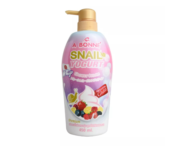 ABONNE Snail Yogurt Whip Shower Cream 450ML