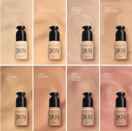 FOCALLURE Liquid Foundation BB Concealer Cream Matte Poreless Waterproof Face Makeup