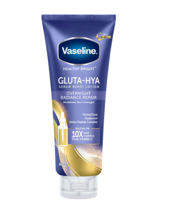 Vaseline Gluta-Hya Serum Burst Lotion Overnight Radiance Repair 330ml