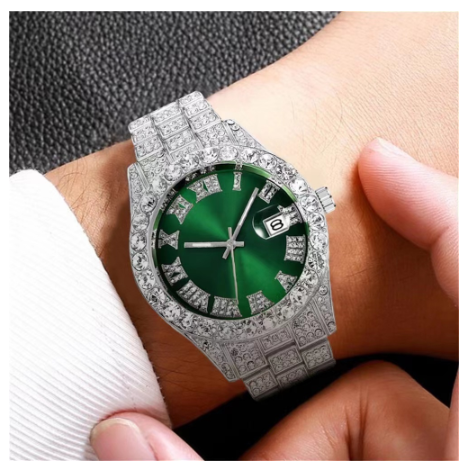 Binbond Original Luxury Men's Fashion Watch Waterproof Calendar Stainless Steel Men's Watch M2