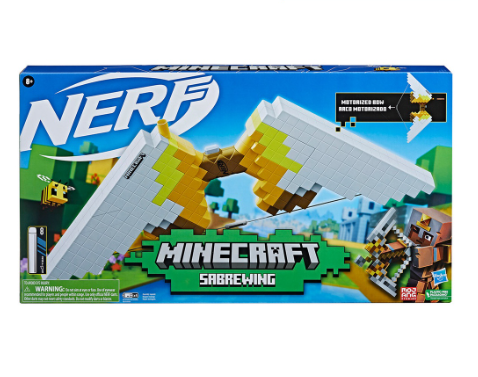 Nerf Minecraft Sabrewing Motorized Bow