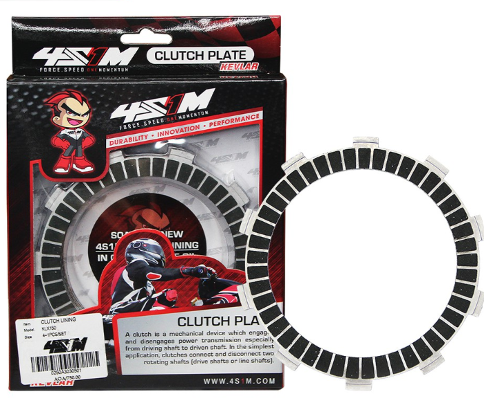 4S1M Clutch Lining For KLX150 5 Pieces Per Set R-Series