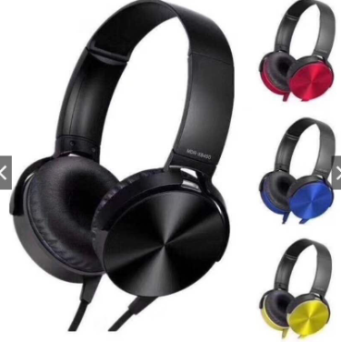 XB450 Extra Bass Stereo Over-the-Ear Headphones with Mic