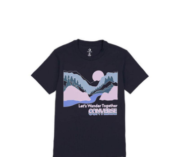 Converse Outdoors Art Women's Tee - Converse Black