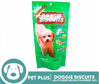 Pet Plus Round Doggie Biscuits Dog Treats 200g