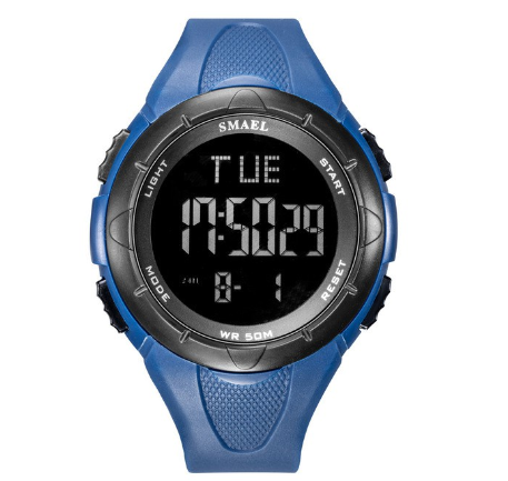 SMAEL1016 Brand Mens Fashion Digital Watches Casual Waterproof Sports Watch Men Date Chrono Alarm Clock Wristwatch 01