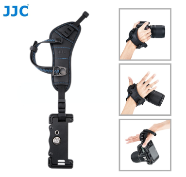 JJC HS-PRO1P Universal Wrist Strap for DSLR Camera, U Type Lay-flat Base Hand Strap with 1/4"-20 Tripod Socket for DSLR Mirrorless