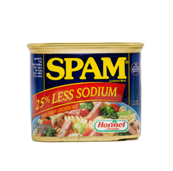 Spam  Less Sodium 340g