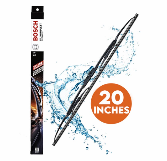 Bosch Wiper Blade Silicone Silikomplett Single 20'' Size