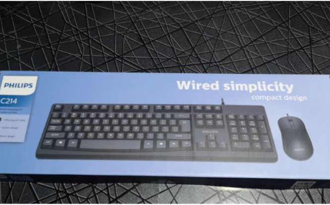 Philips C214 Quality Keyboard and Mouse Combo