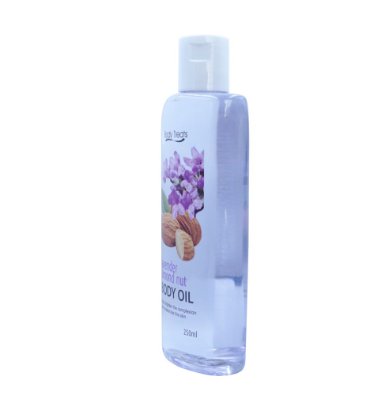 BODY TREATS Body Oil Lavender Almond Nut 250ML
