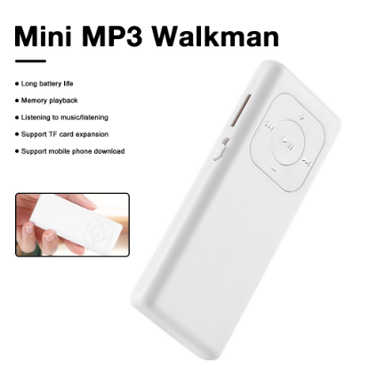 FORIOT MP3 Student Sports Running Music Walkman Super Light Portable MP3 Player Support External Playback