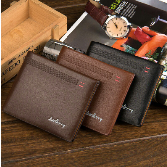 Laber Lee Short Wallets Men Soft Leather Card Purse Wallet