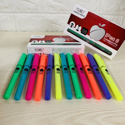 12 pcs G-8003 0.5mm black economic black gel pen / I pen