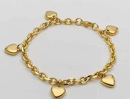 Gold Stainless Steel Bracelet for Women