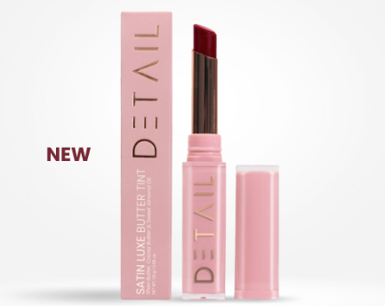 Detail Cosmetics Satin Luxe Butter Tint in RASPBERRY JAM