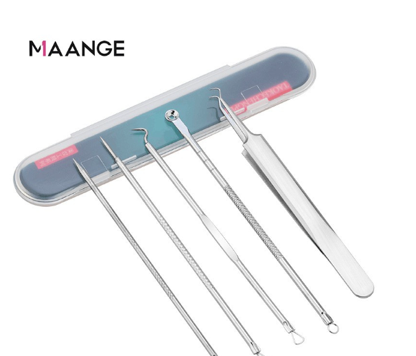 5Pcs/Set Blackhead Remover Tool Pimple Acne Remover Facial Care Set