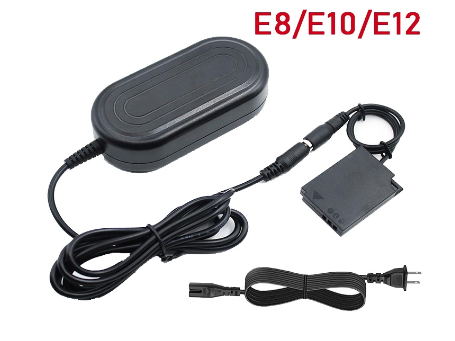 Geebon Dummy Battery Adapter Camera Charger For Canon ACK-E8/ACK-E10/ACK-E12 Power Adapter Supply
