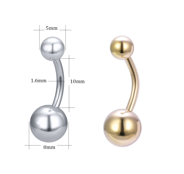 Silver Crystal Navel Rings Stainless Steel Belly Button Rings Gold Anti Allergy Flower Navel Piercings 22