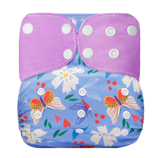 Ready Stocks Waterproof Reusable Digital Printed One Size Pocket Cloth Diaper S10