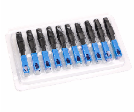 10PCS SC-UPC Optic Fiber Quick Cold UPC Fast Connector Embedded Fiber Optic Quick Connector