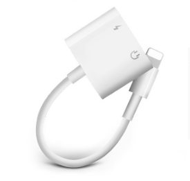 Popcorn 2 in 1 adapter Audio 3.5mm Jack Charging Earphone Cable Aux 2 In 1 Splitter